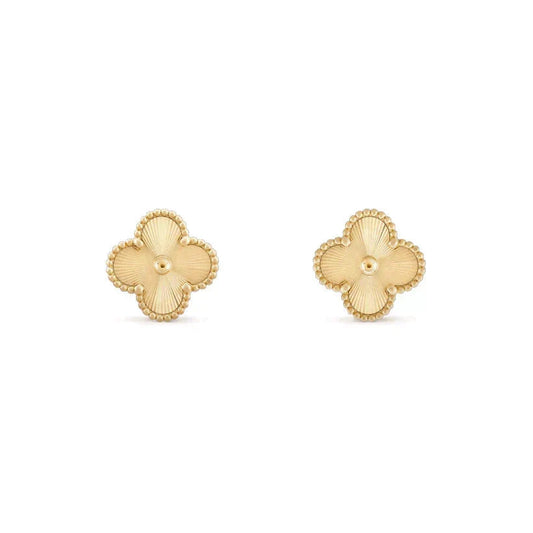 [⭐Veyra]CLOVER MEDIUM 1 MOTIFS LASER EARRINGS