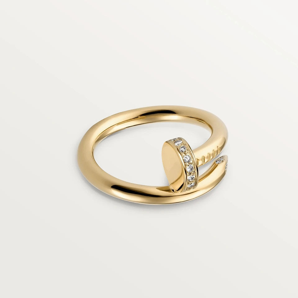 [⭐Veyra]JUSTE RING 2.65MM GOLD DIAMOND