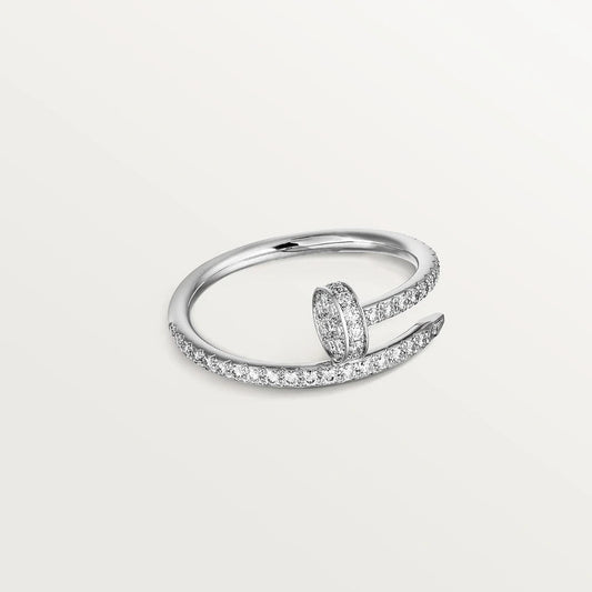 [⭐Veyra]JUSTE RING 1.8MM SILVER DIAMONDS