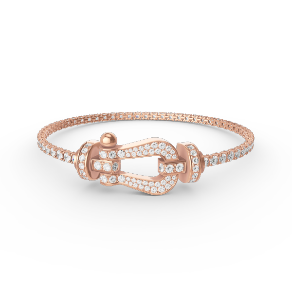 [⭐Veyra]FORCE  LARGE HORSESHOE FULL DIAMOND TENNIS BRACELET