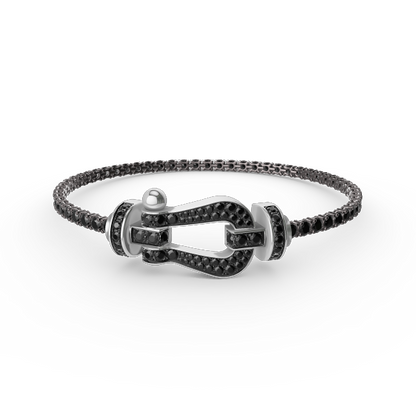 [⭐Veyra]FORCE  LARGE HORSESHOE FULL DIAMOND TENNIS BRACELET